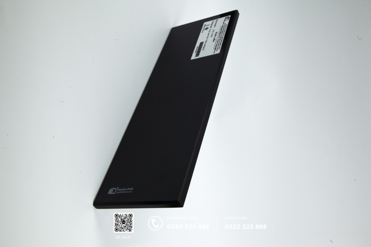 mái kính cường lực màu xanh đen 10ly