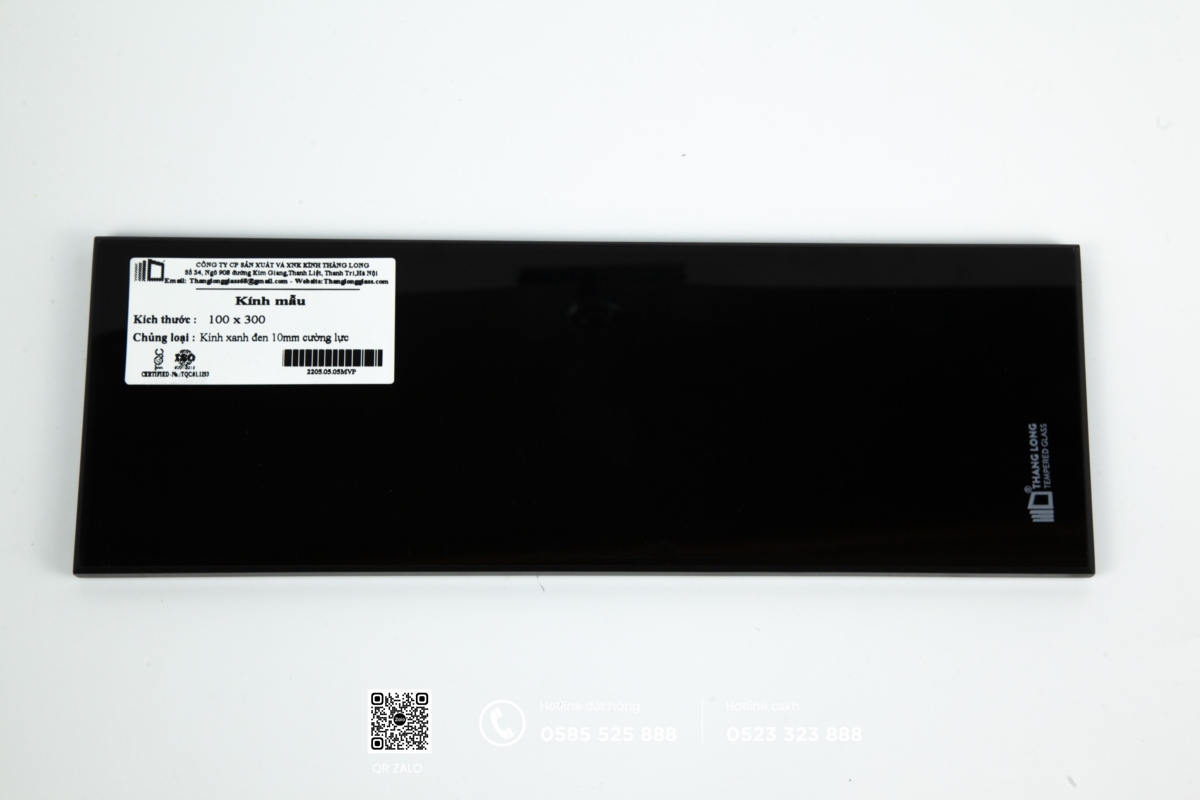 kính xanh đen đậm 10ly