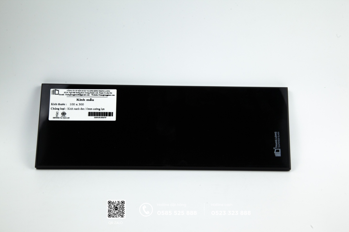 kính thủy màu xanh đen 10ly