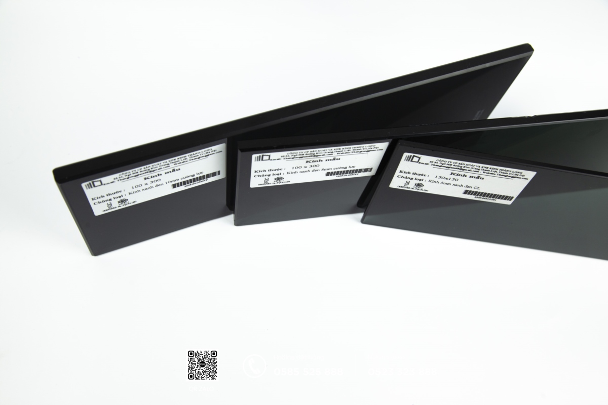 báo giá kính cường lực màu xanh đen