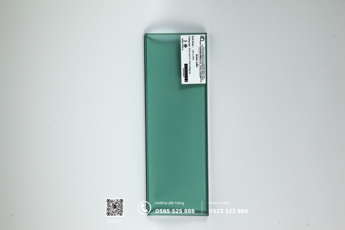 kính cường lực màu nâu trà 10mm
