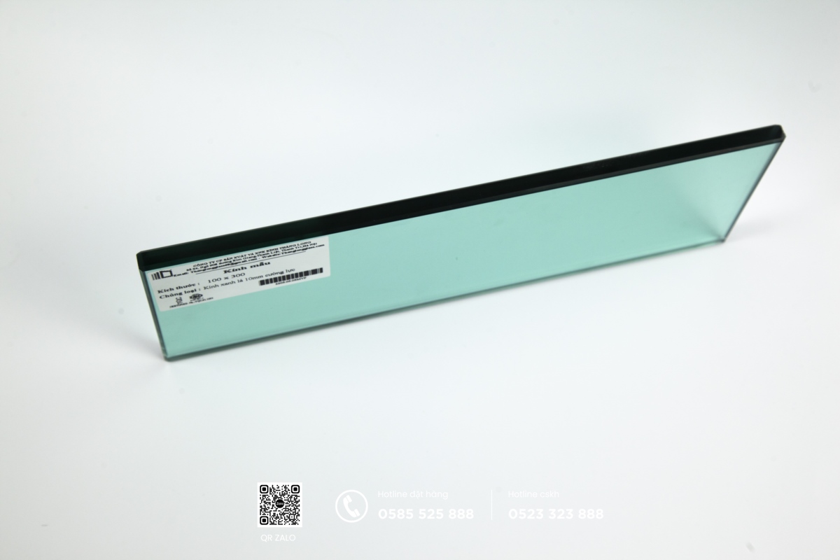kính cường lực màu nâu trà 10mm