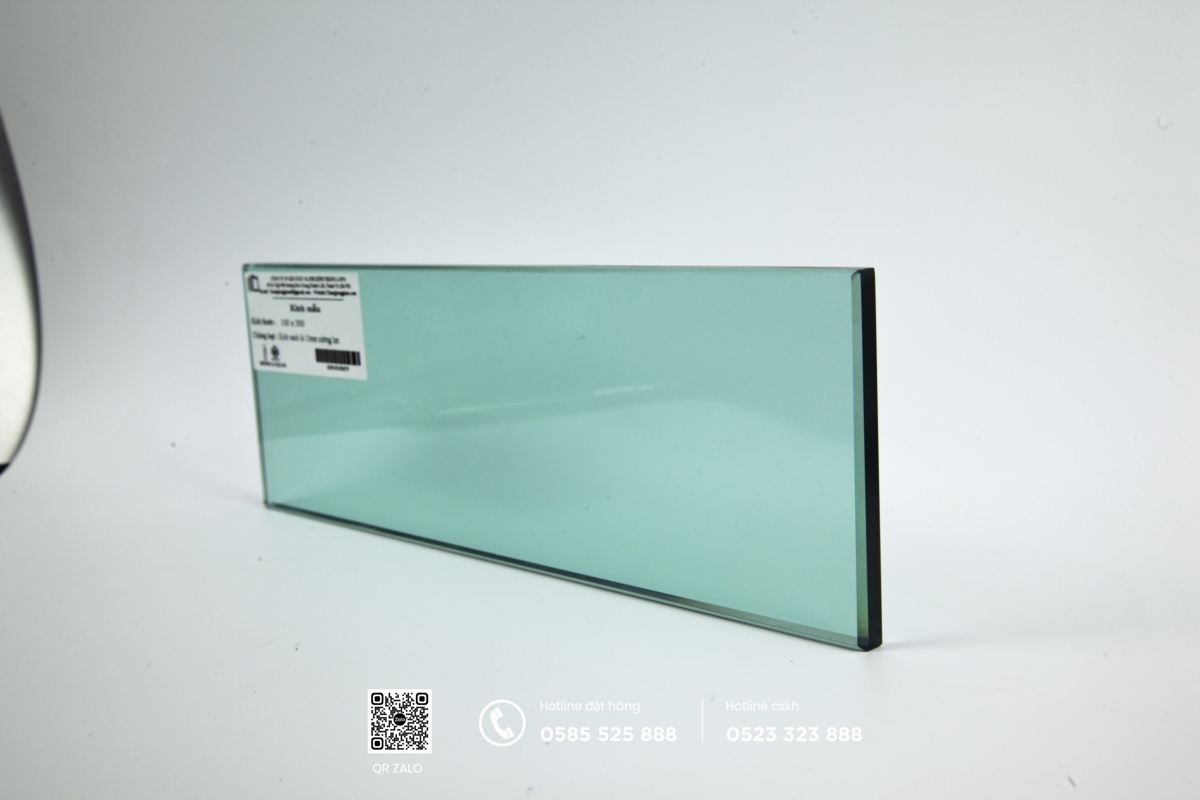 kính thuỷ màu xanh lá 10mm