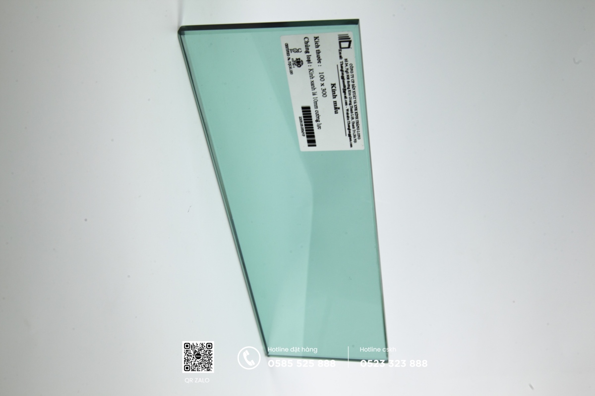 kiếng màu xanh lá 10mm