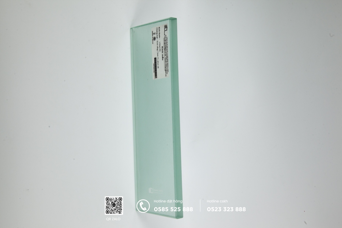 kính cường lực phun mờ 15mm