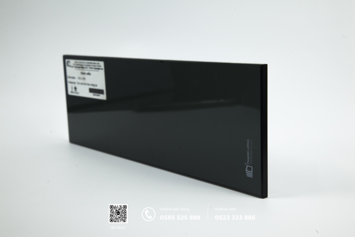 kính cường lực màu xanh đen 8mm