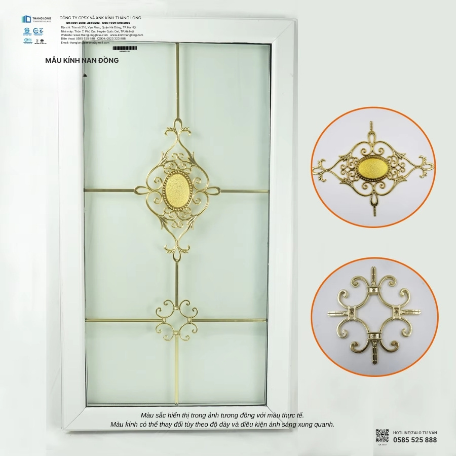 Kính hộp nan đồng