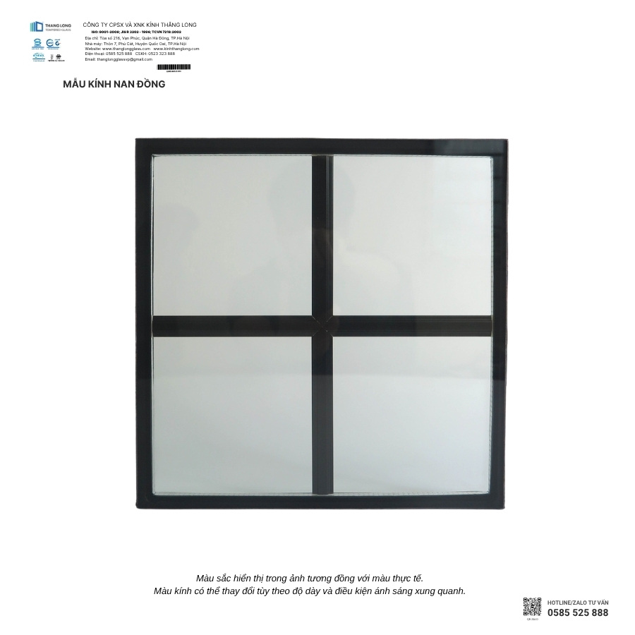 Kính hộp nan đồng