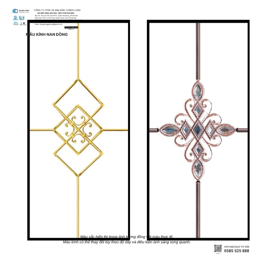 Kính hộp nan đồng