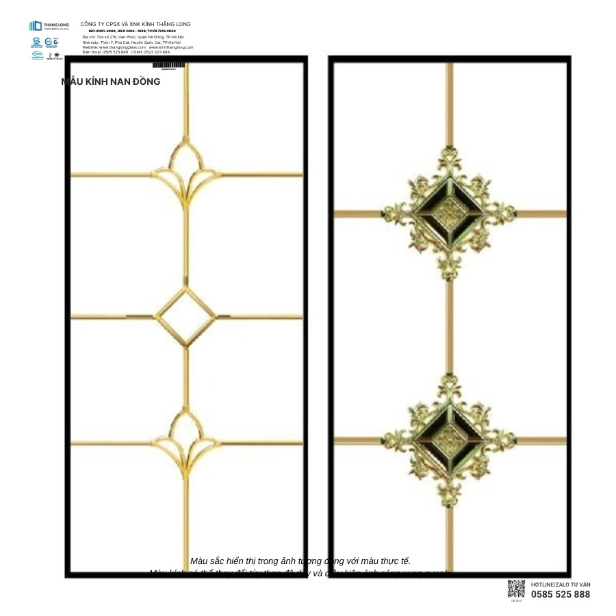 Kính hộp nan đồng