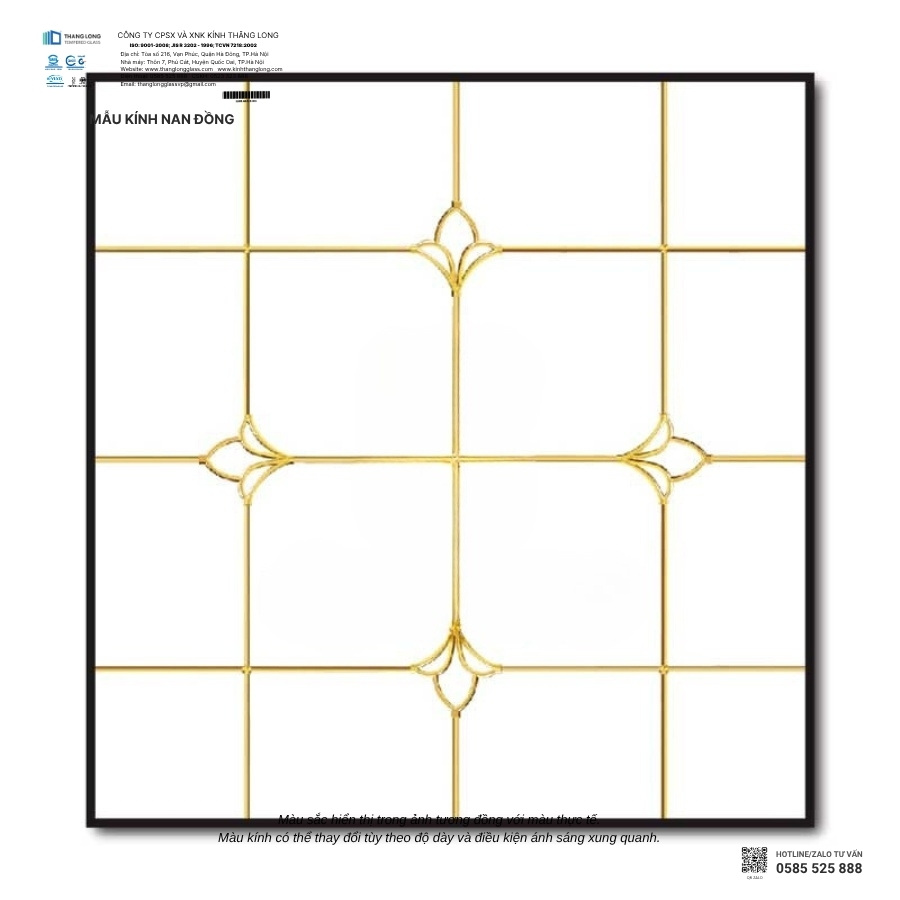 Kính hộp nan đồng