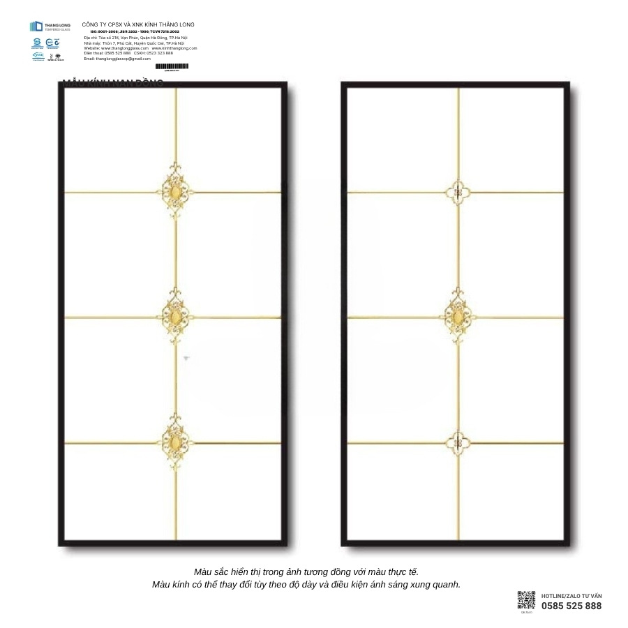 Kính hộp nan đồng