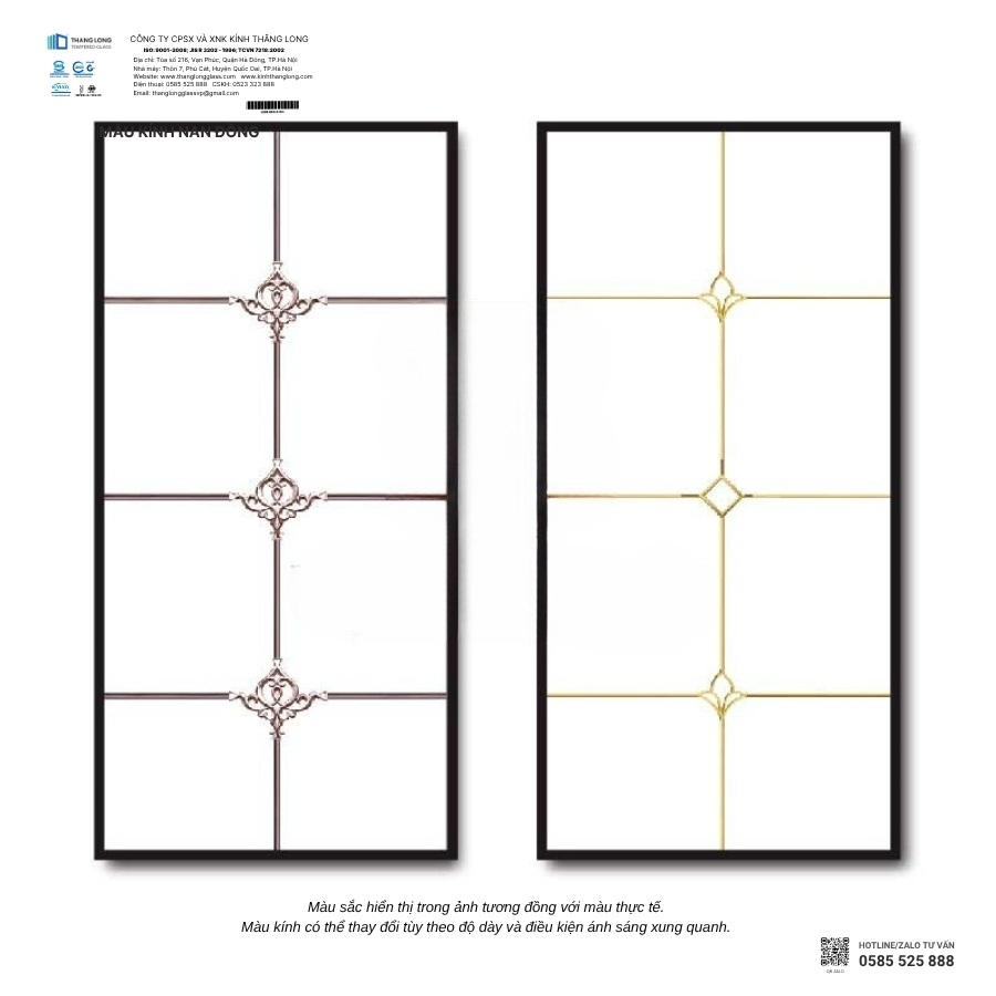 Kính hộp nan đồng