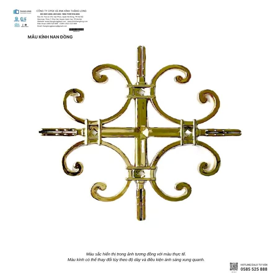 Kính hộp nan đồng